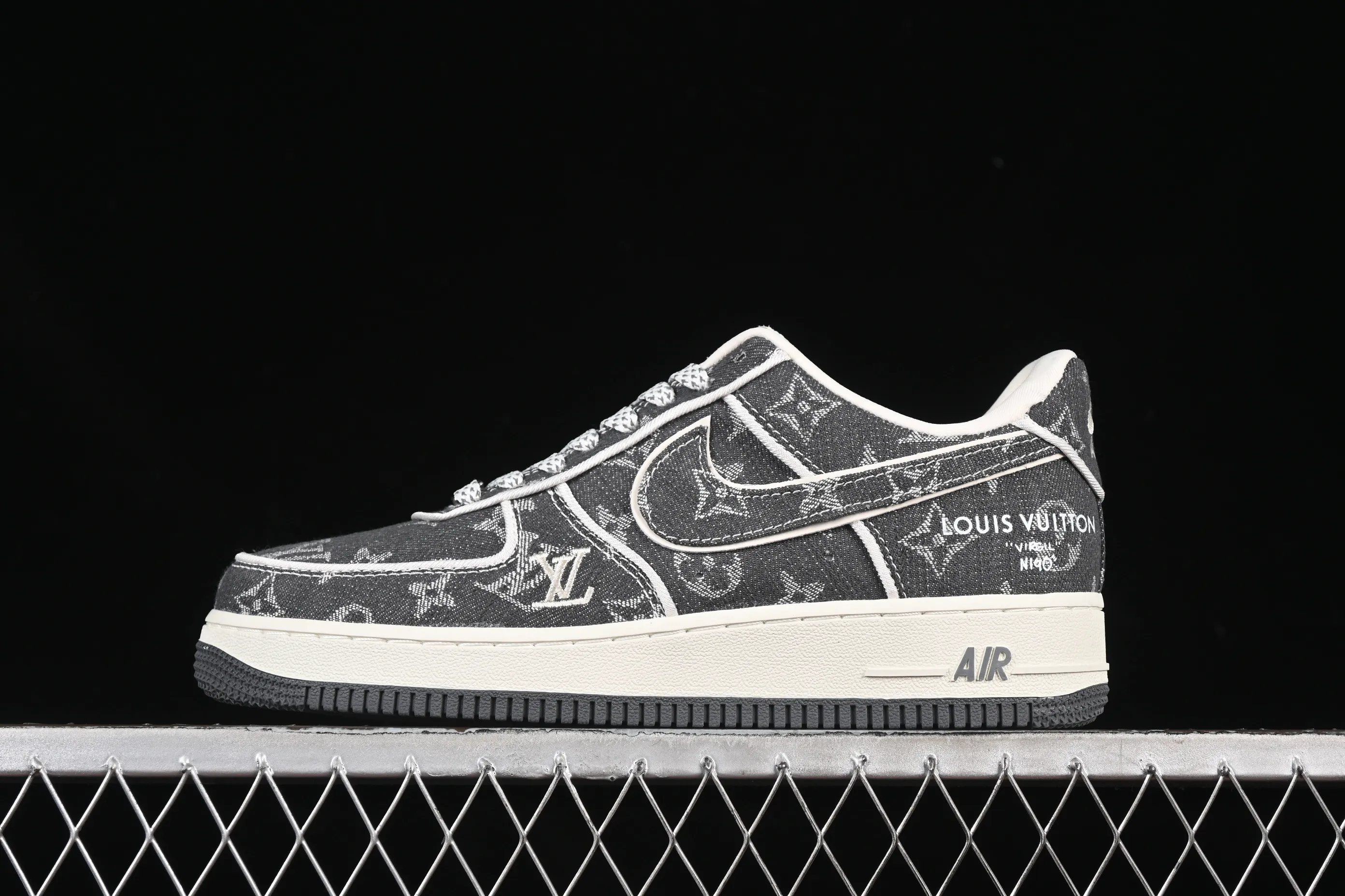 All categories Nk Air Force 1 Air Force series Nk Air Force 1 Low Air Force low-top Nike Air Force 1'07 Low LV joint black denim Air Force 1 low-top casual sneakers SC9207-530